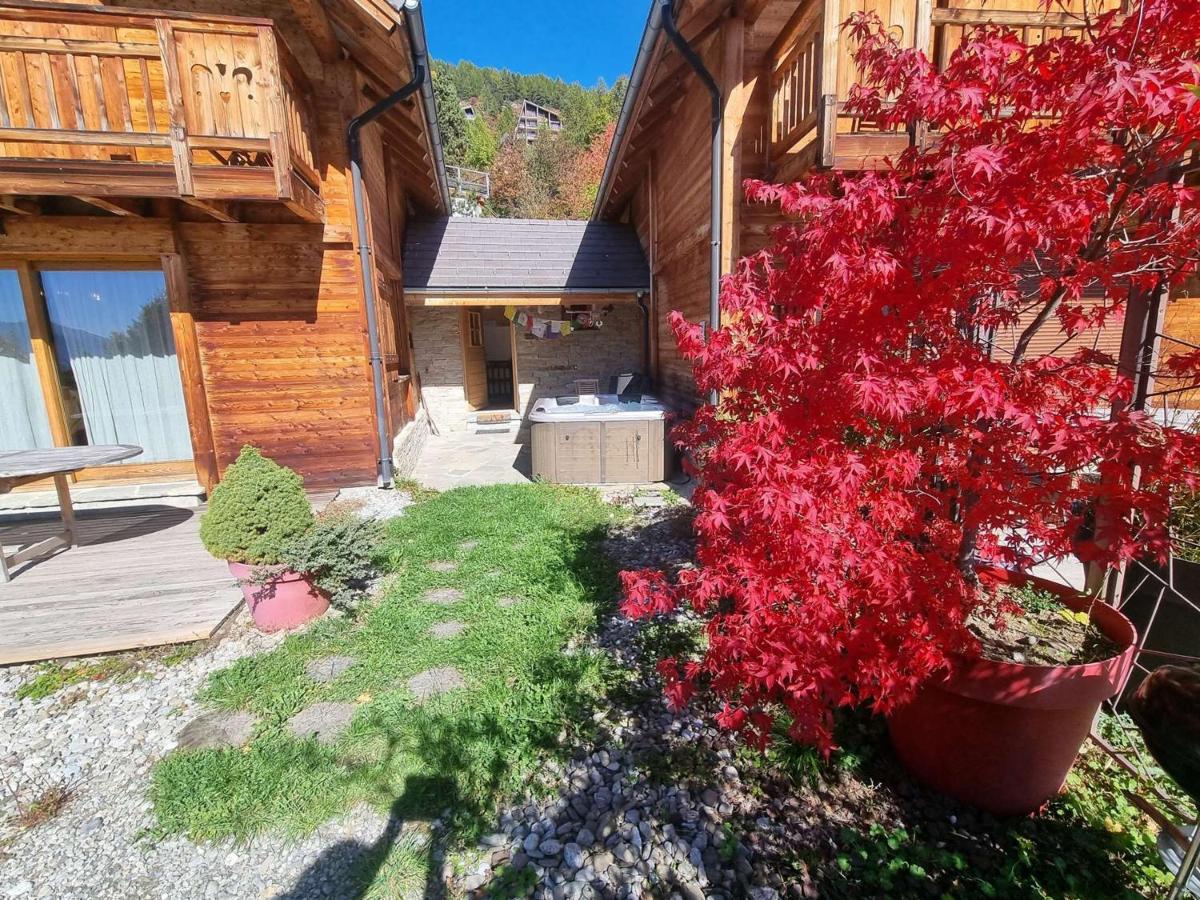 Chalet 6 Pers Avec Spa, Terrasse Plein Sud A Saint-Michel-De-Chaillol - Fr-1-393-22 外观 照片