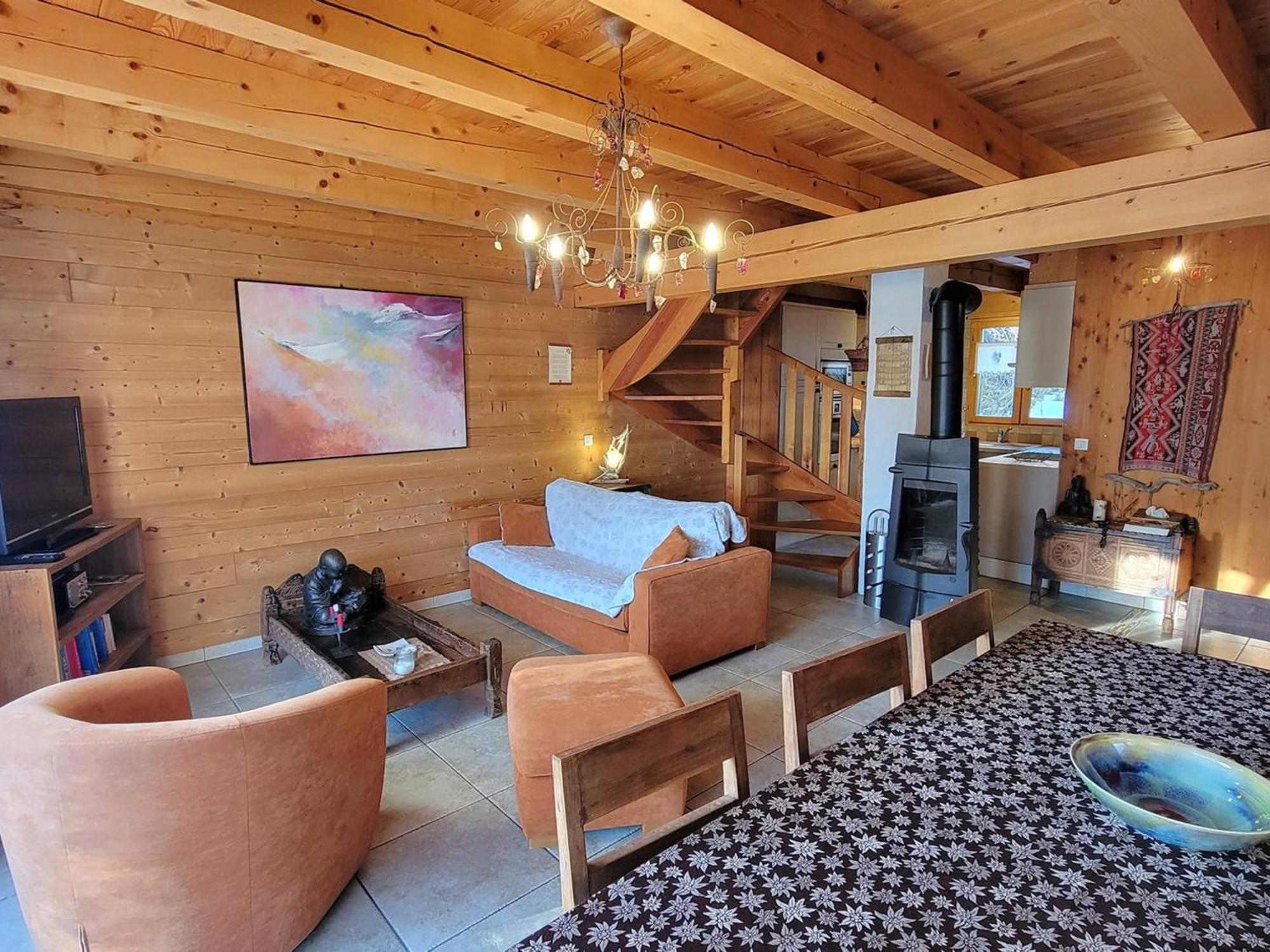 Chalet 6 Pers Avec Spa, Terrasse Plein Sud A Saint-Michel-De-Chaillol - Fr-1-393-22 外观 照片
