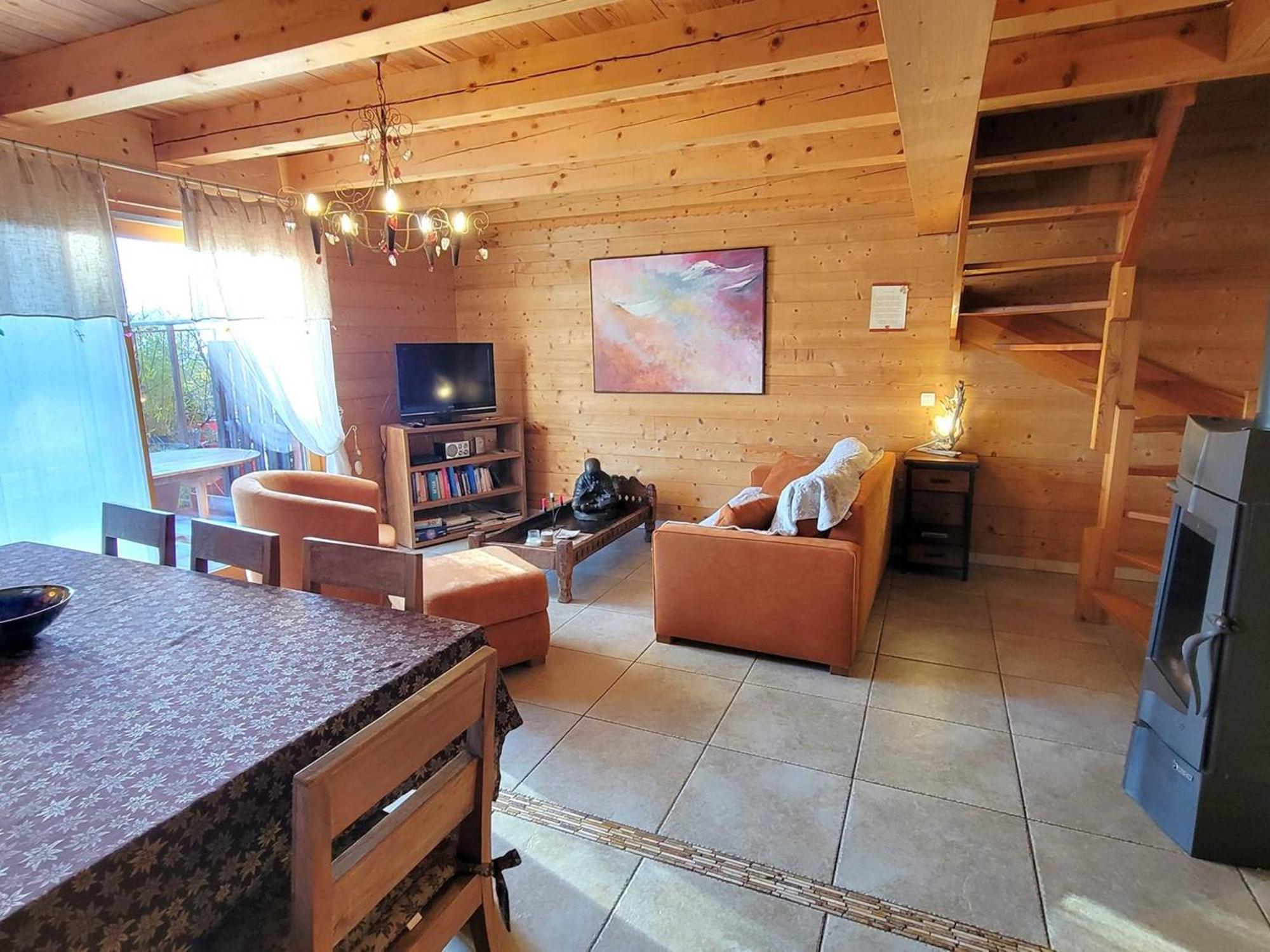 Chalet 6 Pers Avec Spa, Terrasse Plein Sud A Saint-Michel-De-Chaillol - Fr-1-393-22 外观 照片